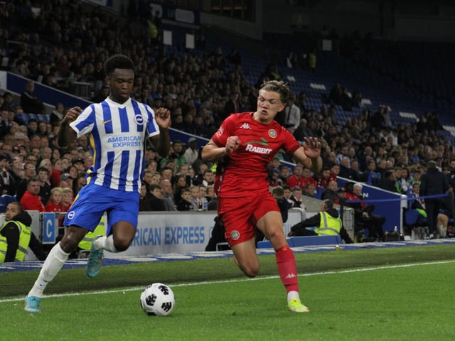 Brighton and Hove Albion v Worthing - Sussex Senior Challenge Cup final 2021/22 season. Picture by Cory Pickford