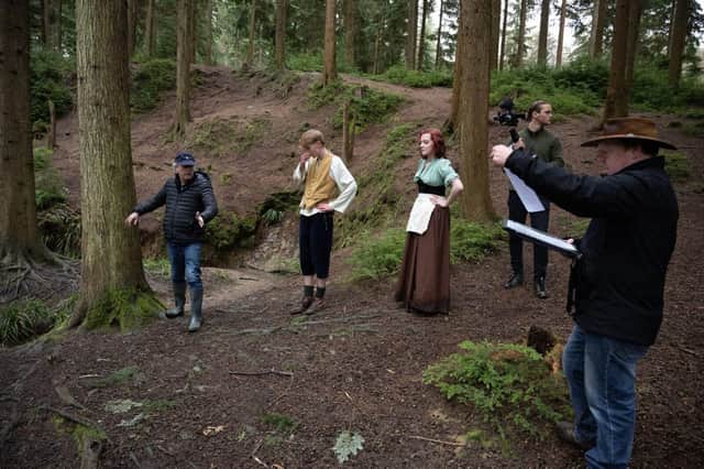 Film in production at the Burwash Forestry