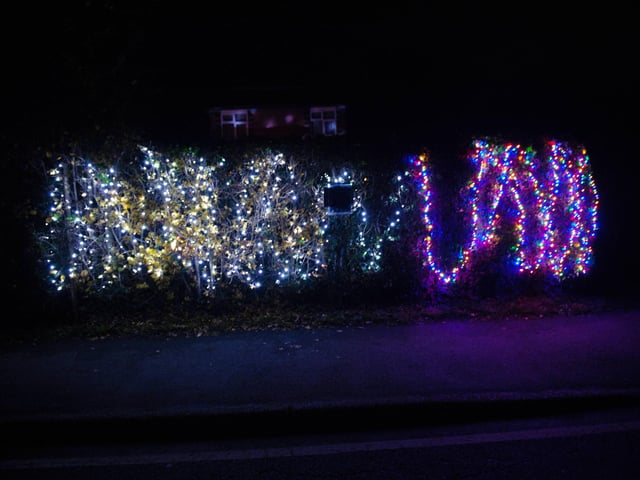 Westfield Christmas lights 2024. Photo by Frank Copper. The event this year has been scaled back significantly.