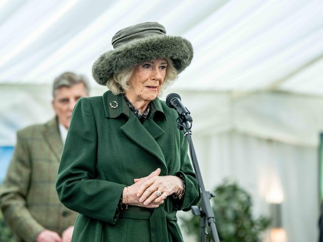 Darren Cool Images : Queen Camilla at Plumpton Racecourse