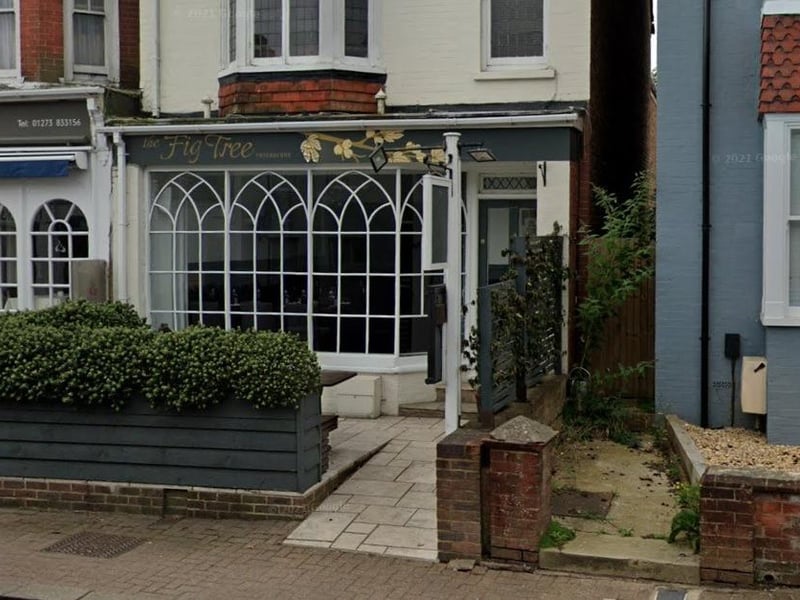 The Fig Tree Restaurant in Hurstpierpoint High Street has a rating of four and a half stars from 525 reviews.