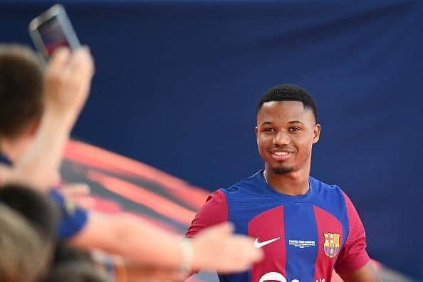 Barcelona's Spanish forward Ansu Fati could be on his way to the Premier League with brighton
