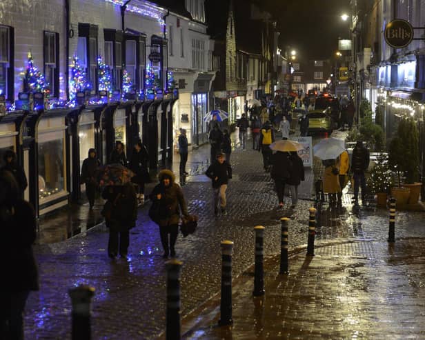Lewes Late Night Christmas Shopping (Photo by Jon Rigby)