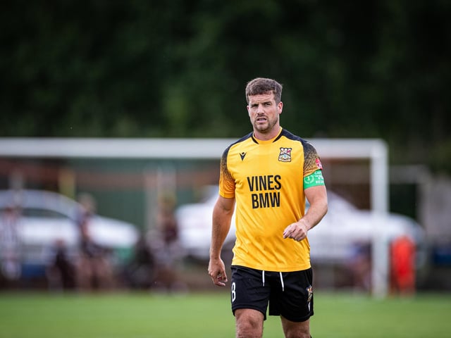 Action from the pre-season friendly between Three Bridges and Crawley Town. Crawley Town won 2-1 thanks to two goals from Danilo Orsi. Picture: Eva Gilbert