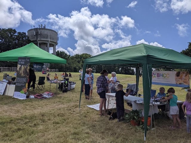 Families at Batchelors Farm Nature Reserve, Burgess Hill, on Saturday, August 19