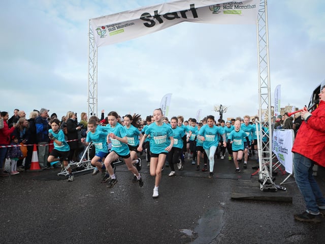 Scenes from the 2024 Brighton Half Marathon