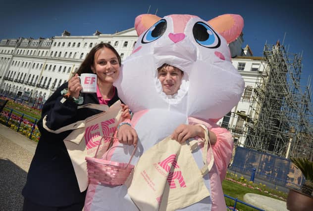 Easter Market on the seafront in Eastbourne on April 17 2025.