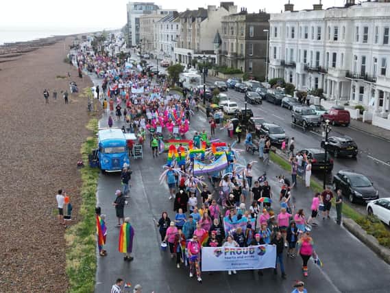 WORTHING PRIDE MARCH 2023