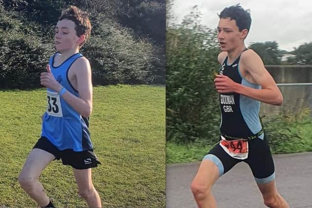 Oliver and Finlay Goodman have had a superb cross country season