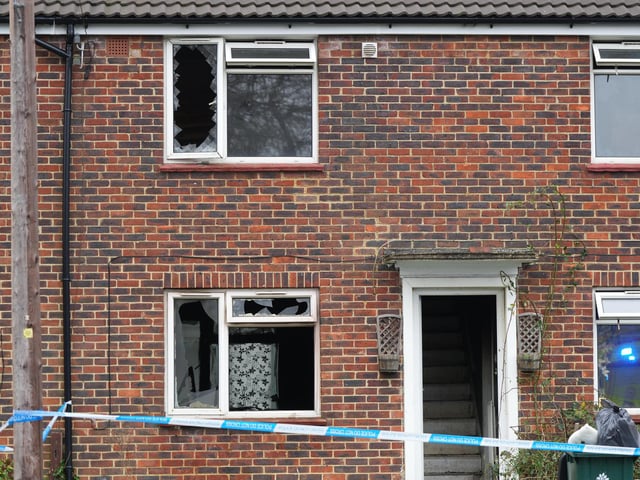 There was a fire in Ifield on Tuesday morning (December 31)