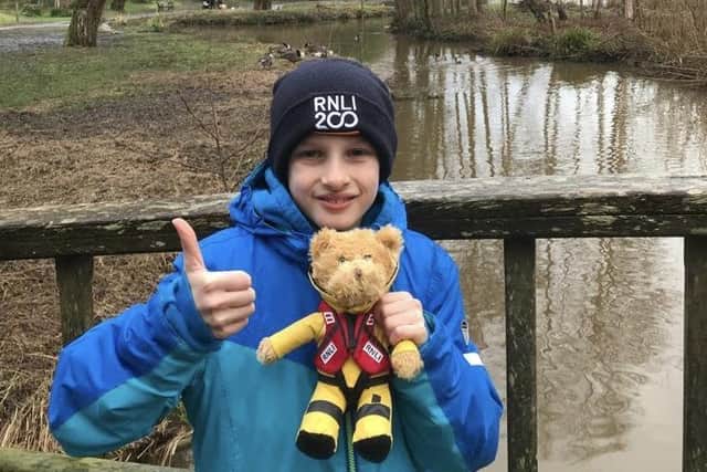 Nathan has been 'supported by all' with his charity challenge for the RNLI.