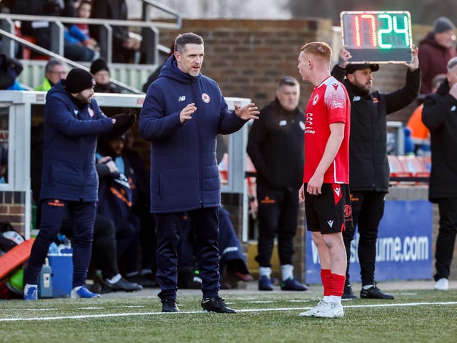 Action from Eastbourne Borough's win over Hungerford Town in the National League South