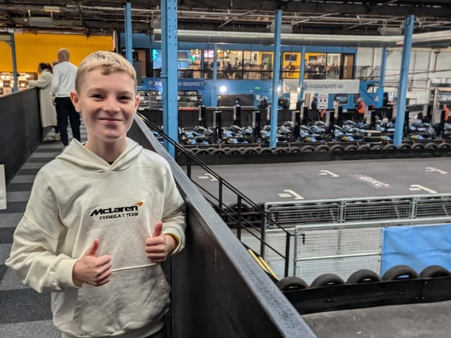 Ronnie Deacon, 11, a go-kart racer from Shoreham has taken the sport by storm in just one year