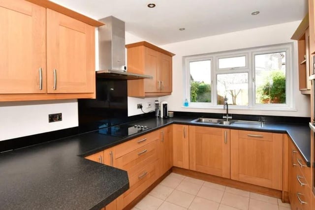 The property has a well-fitted kitchen