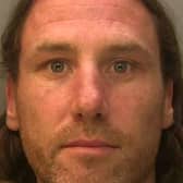 James Pateman, 38, was jailed for a total of ten months, and was disqualified from driving for three years and two months in total. Photo: Sussex Police