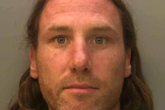 James Pateman, 38, was jailed for a total of ten months, and was disqualified from driving for three years and two months in total. Photo: Sussex Police