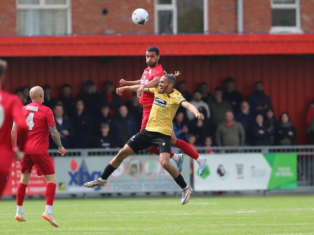 Worthing beat Maidstone in the National South play-off semi-final at a packed Woodside Road