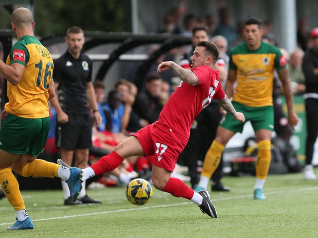 Action from Worthing FC's 3-0 friendly win at Horsham