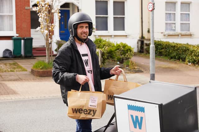All Weezy drivers courier products via bicycles and electric bikes – fitting in with the brand’s green ethos