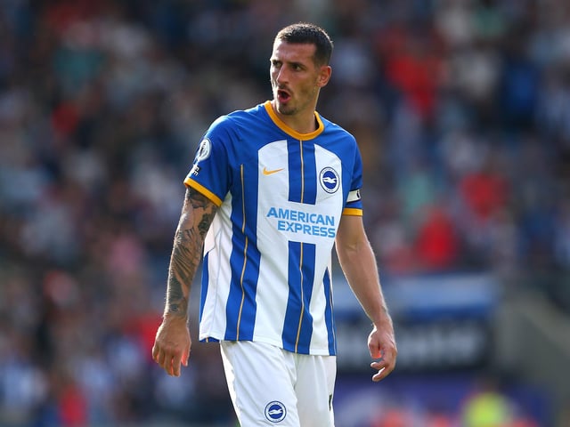 Captain fantastic Lewis Dunk shares Brighton's highest-rated player accolade. The Seagulls stalwart has an overall defensive rating of 80, and an aggression rating of 82