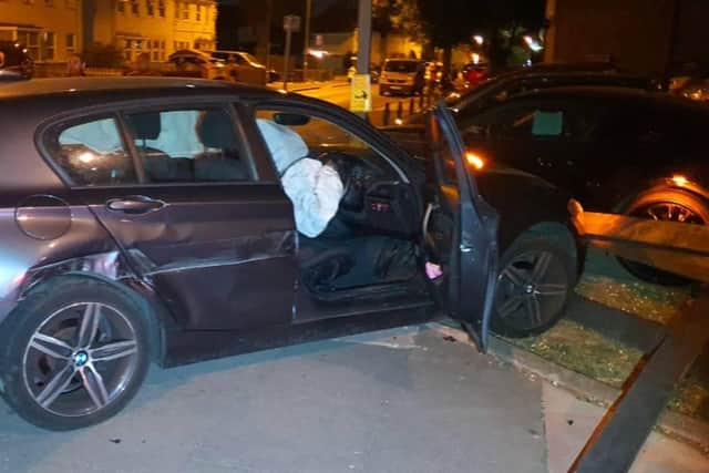 A drink-driver who fled from her vehicle after crashing has been disqualified, Sussex Police has reported. Picture courtesy of Sussex Police