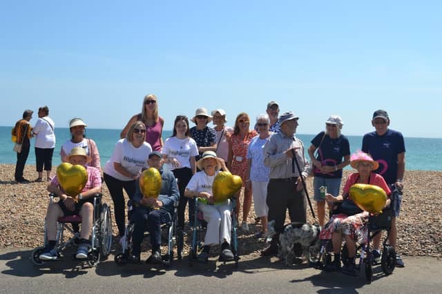 A group of 54 staff and residents took part in Highgrove House Walk and Wheel 2025