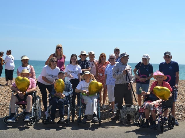 A group of 54 staff and residents took part in Highgrove House Walk and Wheel 2025