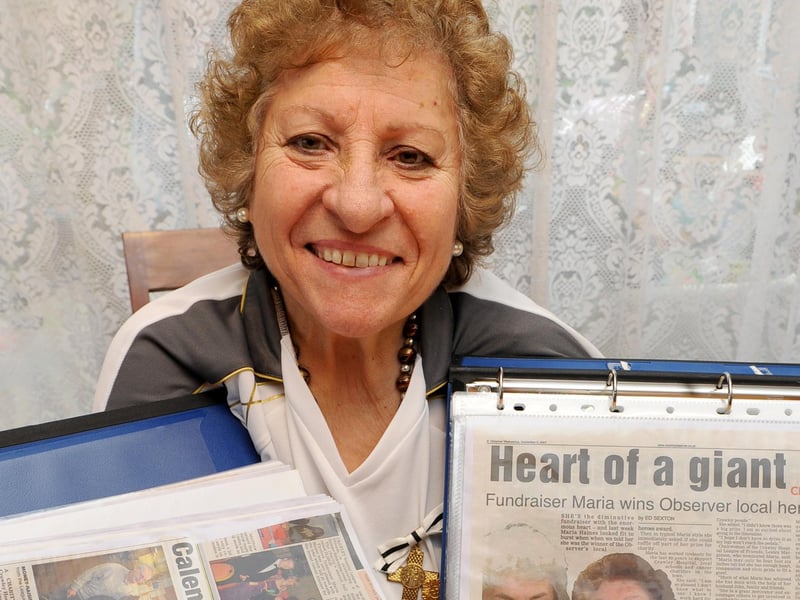 JPCT 140214 Etc magazine. Maria Haines, charity fundraiser in Crawley. Photo by Derek Martin
