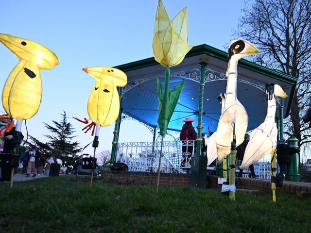 'Spring Forward' in the Memorial Gardens.