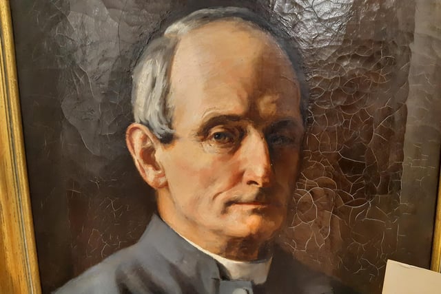 A portrait of the Rev Edmund Stansfield, donated by his descendants
