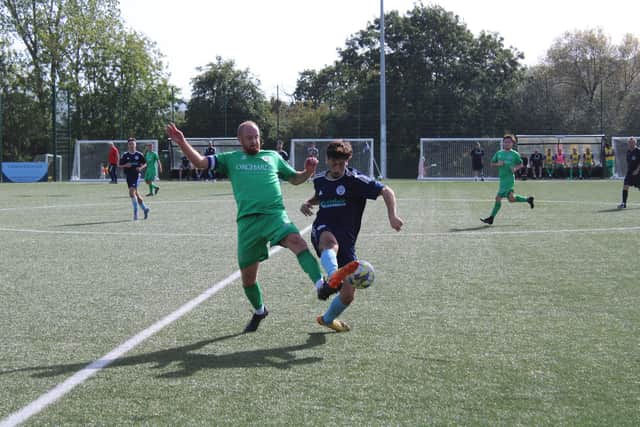 Ringmer AFC in action at their Caburn Community Ground earlier in the season | Picture: Will Hugall