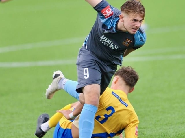 Action and goal celebration's from Lancing's win over Three Bridges