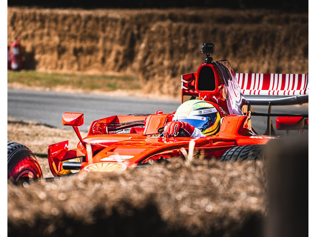 An F1 Supercar takes to the track. Photo: Michael Staunton.