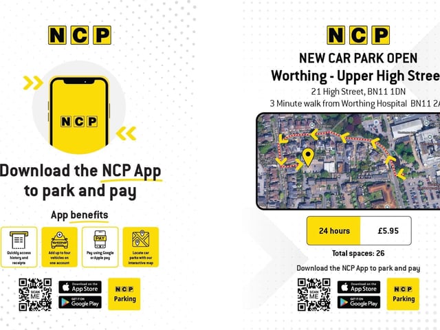 The new car park is based at 24 Upper High Street, BN11 1DL – a three-minute walk from the hospital. While it’s open to the public, NCP said its main focus is to ‘support NHS staff and give them an affordable option close to work’.