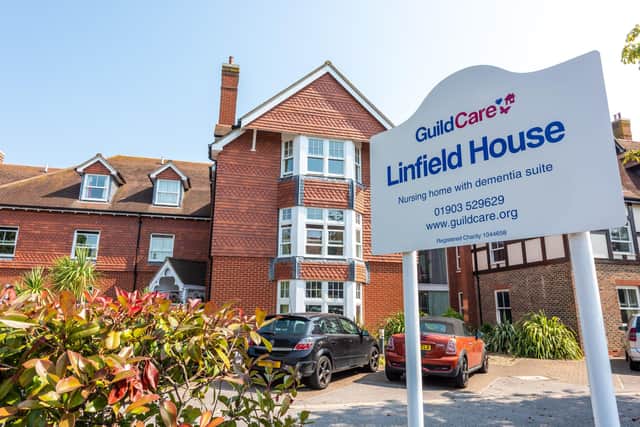 Guild Care's Linfield House in Worthing is a residential and nursing care home with two dementia suites