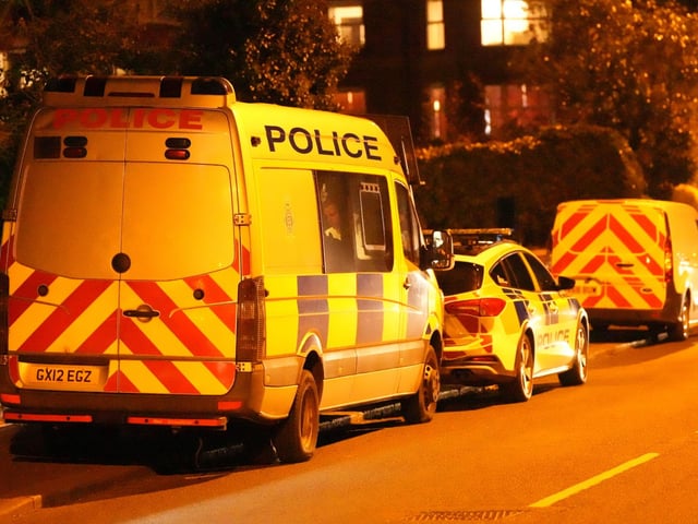 Police were seen in Mill Road, Worthing, on Sunday, April 2, at about 10pm