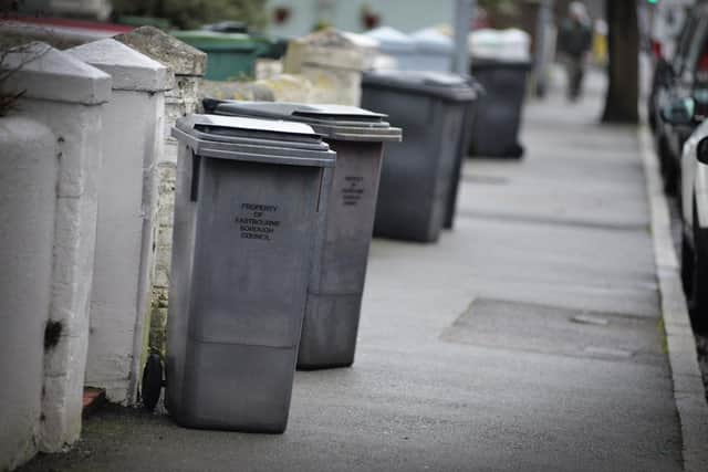 Eastbourne rubbish bins