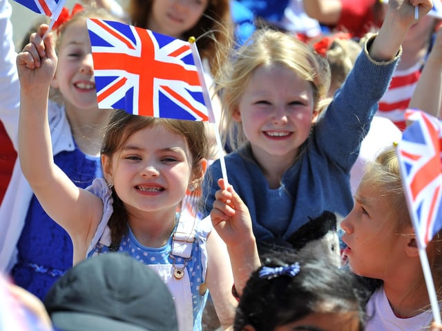The Platinum Jubilee celebration at Bolnore Village Primary School in Haywards Heath