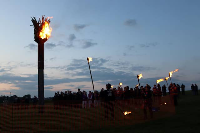 D-Day Beacon lighting at Hastings