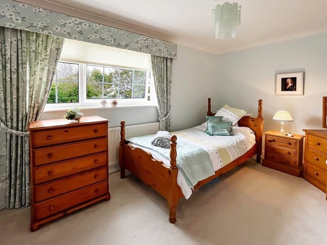 This three-bedroom, detached house with a stunning south-facing garden has come on the market with Graham Butt priced at £695,000