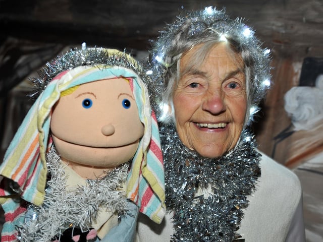 Christmas lights switch on in Littlehampton High Street.