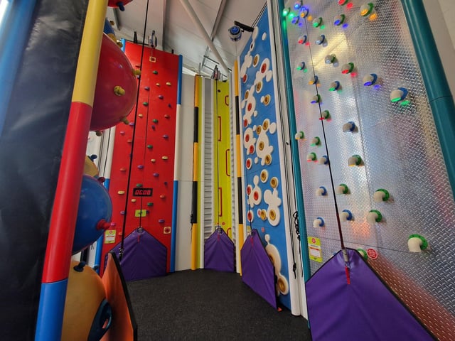 Brand new Clip ‘n Climb walls at Rustington’s popular Out of Bounds activity centre have been officially opened