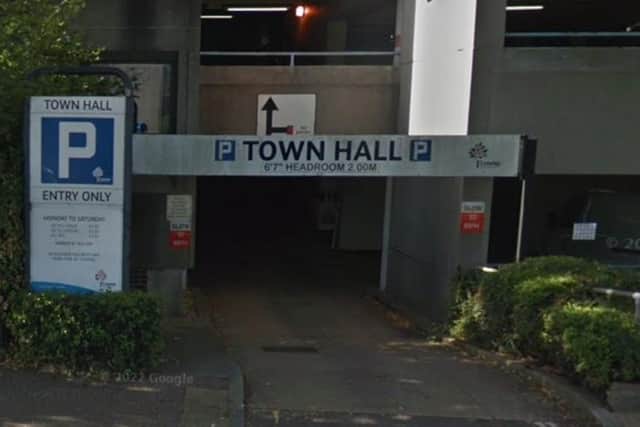 Town Hall Car Park, Crawley. Image: GoogleMaps