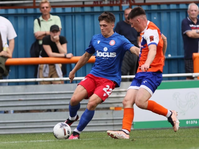Action from Worthing's visit to Braintree in National League South
