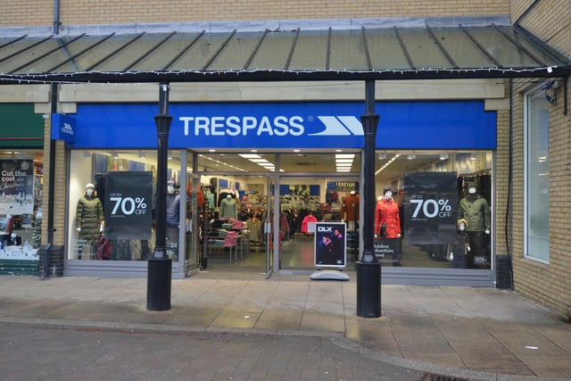 The new Trespass store in Hastings town centre. December 5 2022.