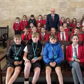 Littlehampton MP Nick Gibb with pupils from Lyminster Primary School in Parliament this week. Picture: Nick Gibb