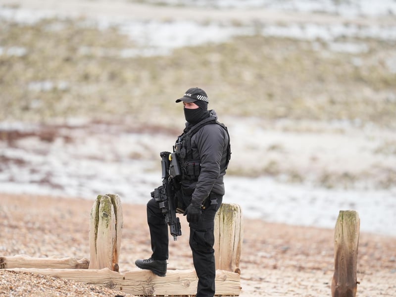 Sussex Police said officers were called to Goring-by-Sea this morning (Monday, October 23) ‘following reports of suspected drugs washing up on the beach’.