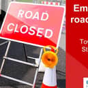 Tower Road in St Leonards is closed