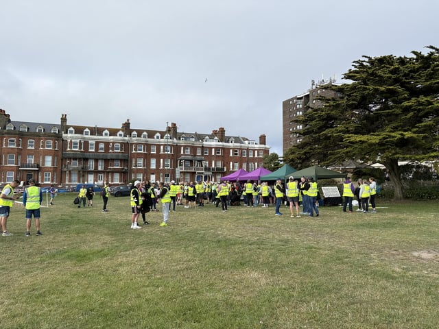 The annual Arunners five-mile beach run saw more than 500 people take part