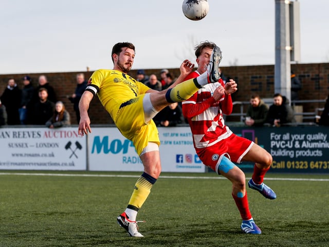 Action from Eastbourne Borough's vital win over Farnborough